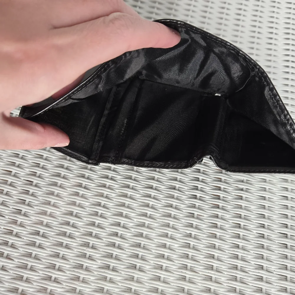 Black Leather Wallet